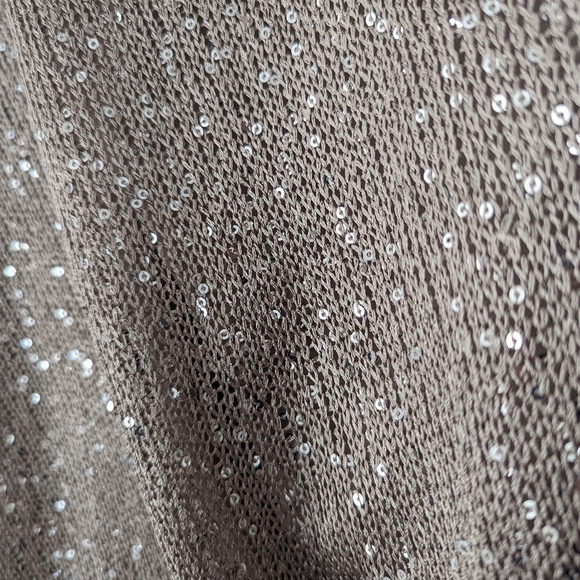 2X Champagne Sequin Top - Picture 2 of 6